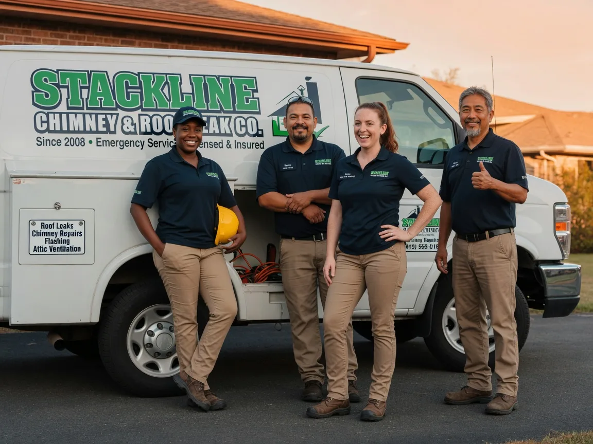 Chimney flashing repair company in Rougon, LA